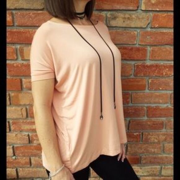 PIKO 1988 Dolman Tunic Top Nude - Picture 1 of 3